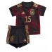 Cheap Germany Niklas Sule #15 Away Football Kit Children World Cup 2022 Short Sleeve (+ pants)